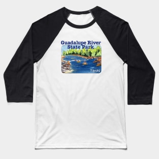 Guadalupe River State Park, Texas Baseball T-Shirt